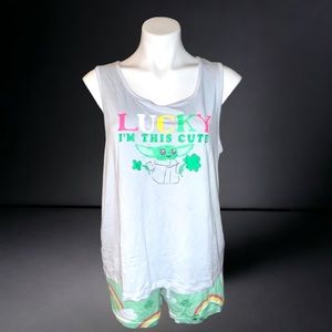 LIKE NEW Star Wars Slumber Lucky I’m This Cute Pajama Set, Large